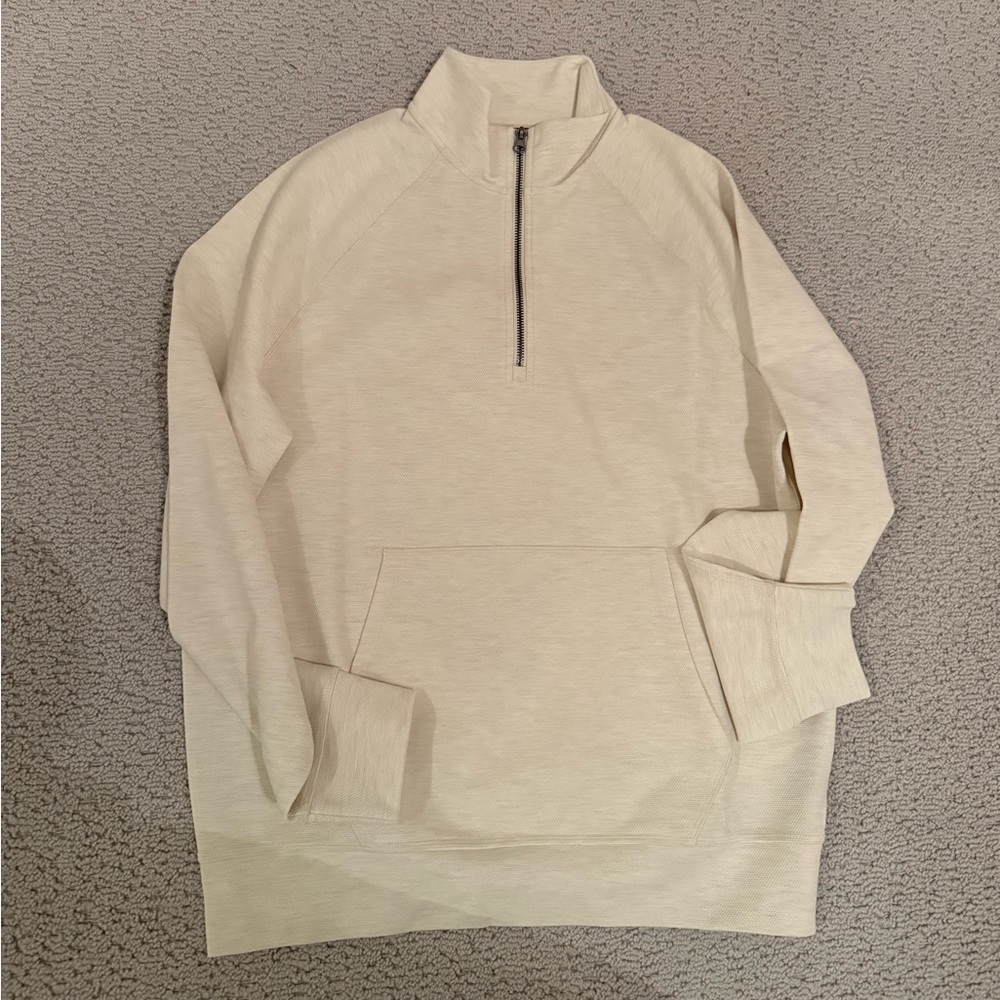Cuts Clothing Uptown Pique Q-Zip Pullover - NWT size M (sold out on Cuts site)